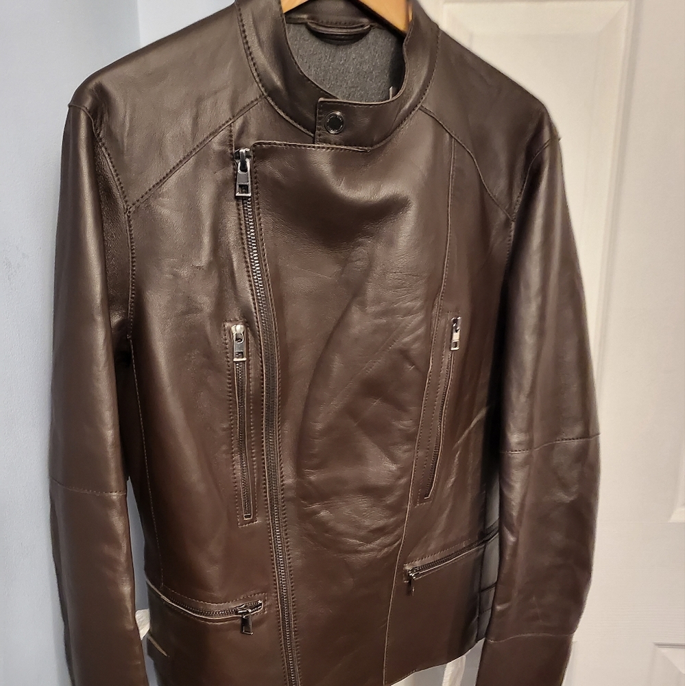 Michael Kors Leather Jacket large